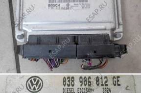 FABIA I 1,9 SDI БЛОК УПРАВЛЕНИЯ 038906012GE 0281010862