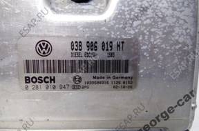 FABIA IBIZA 1.9TDI БЛОК УПРАВЛЕНИЯ 0281010947 038906019HT