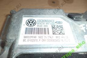 FABIA II 1.4 16V 12 год, БЛОК УПРАВЛЕНИЯ ДВИГАТЕЛЕМ 03C906024CE