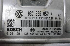 Fabia II Roomster БЛОК УПРАВЛЕНИЯ 03C906057K 0261201138