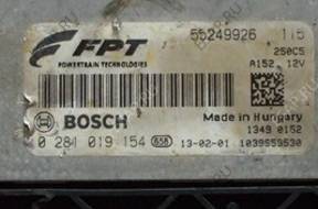 FIAT DUCATO 2,8 JTD БЛОК УПРАВЛЕНИЯ 0281019154