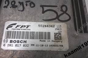 FIAT DUCATO 2.8 JTD БЛОК УПРАВЛЕНИЯ 0281017832 BOSCH