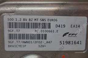 Fiat Ford БЛОК УПРАВЛЕНИЯ 9GF.T7 51981641 D419