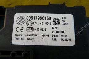 FIAT GRANDE PUNTO БЛОК МОДУЛЬ BSI 00517986160