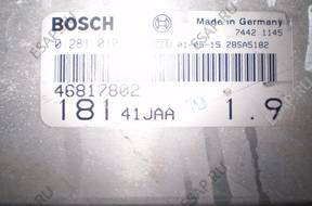 FIAT MAREA ALFA 1.9 JTD 0281010342 БЛОК УПРАВЛЕНИЯ