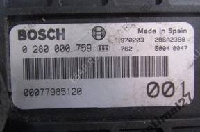 FIAT UNO 1,0 БЛОК УПРАВЛЕНИЯ ДВИГАТЕЛЕМ 0280000759