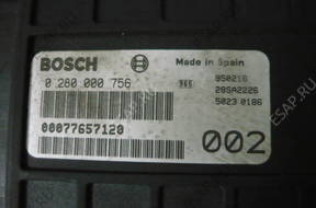 FIAT UNO БЛОК УПРАВЛЕНИЯ ДВИГАТЕЛЕМ 0280000756