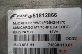 fiorino 1.3 jtd 75 БЛОК УПРАВЛЕНИЯ 51812866