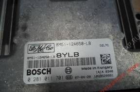 focus 1.6 tdci БЛОК УПРАВЛЕНИЯ 8M51-12A650-LB ,,8YLB
