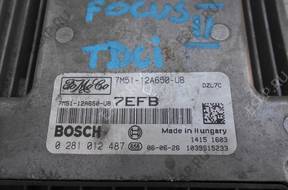 FOCUS 2 1.6 TDCI-БЛОК УПРАВЛЕНИЯ ДВИГАТЕЛЕМ 0281012487