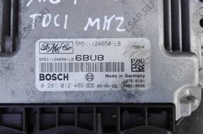 FOCUS MK2 1,6 TDCI БЛОК УПРАВЛЕНИЯ ДВИГАТЕЛЕМ 0281012486