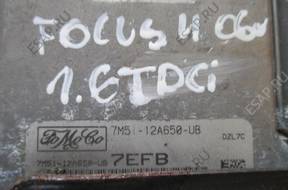 Focus MK2 1.6TDCI БЛОК УПРАВЛЕНИЯ ДВИГАТЕЛЕМ 7M51-12A650-UB