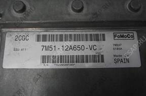 FOCUS MK2 C-MAX 1.8 16V БЛОК УПРАВЛЕНИЯ 7M51-12A650-VC