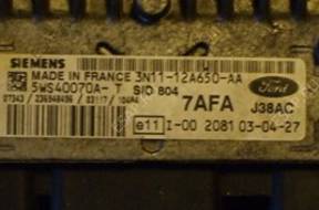 FORD 1,4 TDCI БЛОК УПРАВЛЕНИЯ 5WS40070A-T 7AFA