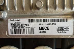 FORD 5WS40778B-T 7M5112A650BCB MBCB J38AC