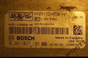 FORD БЛОК УПРАВЛЕНИЯ 0281017703 AV21-12A650-HF