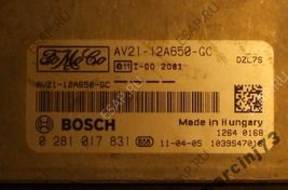 FORD БЛОК УПРАВЛЕНИЯ AV21-12A650-GC 0281017831