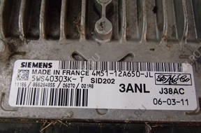 FORD C-MAX 1.8 TDCI БЛОК УПРАВЛЕНИЯ 4M51-12A650-JL 3ANL
