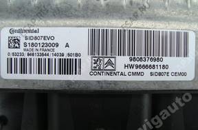 FORD CITROEN C3 C4 БЛОК УПРАВЛЕНИЯ SID807 EVO S180123009A