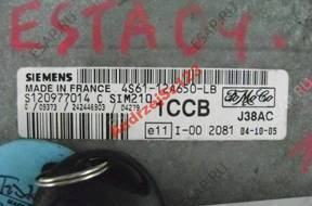 Ford Fiesta  БЛОК УПРАВЛЕНИЯ 1.6 16V 4S61-12A650-LB 1CCB