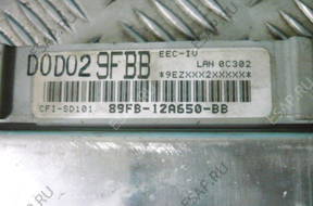 FORD FIESTA БЛОК УПРАВЛЕНИЯ ДВИГАТЕЛЕМ 89FB12A650BB