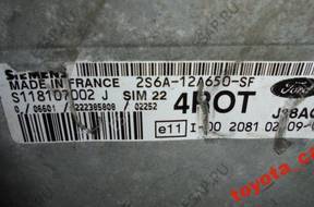 FORD FIESTA FUSION БЛОК УПРАВЛЕНИЯ 1.4 B 2S6A-12A650-SF