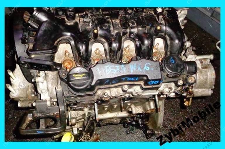 Б/у Двигатель Ford Fiesta 1.6 tdci 2008-2017 (AV6Q-6010-AA)