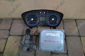 Ford Fiesta MK6 БЛОК УПРАВЛЕНИЯ ПАНЕЛЬ ПРИБОРОВ ЗАМОК ЗАЖИГАНИЯ КЛЮЧ