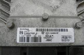 FORD FIESTA MK7 1.25 БЛОК УПРАВЛЕНИЯ 8V21-12A650 SF