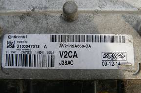 FORD FIESTA MK7 1.25 БЛОК УПРАВЛЕНИЯ AV21-12A650-CA