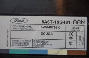 Ford Fiesta MK7 B-MAX БЛОК УПРАВЛЕНИЯ 8A6T-19G481-AAN