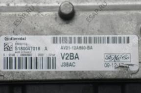 FORD FIESTA MK7 БЛОК УПРАВЛЕНИЯ 1.25 B AV21-12A650-BA