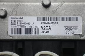 FORD FIESTA MK7 БЛОК УПРАВЛЕНИЯ 1.25 B AV21-12A650-CA