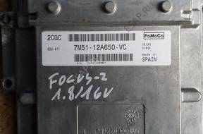 Ford Focus 2 II 1,8 16V БЛОК УПРАВЛЕНИЯ 7M5112A650VC ИММОБИЛАЙЗЕР