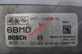 Ford Focus БЛОК УПРАВЛЕНИЯ 1.6 TDCi  4M51-12A650-NC 6BMD