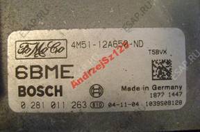 Ford Focus I - БЛОК УПРАВЛЕНИЯ 1.6 4M51-12A650-ND 6BME