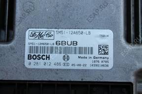 FORD FOCUS II 1.6TDCI БЛОК УПРАВЛЕНИЯ 5M51-12A650-LB 6BUB