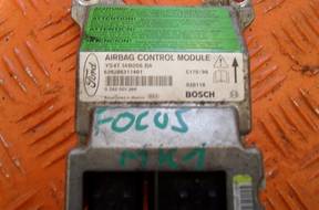 FORD FOCUS MK1 СЕНСОР МОДУЛЬ AIR BAG YS4T14B056