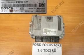 FORD FOCUS MK2 1.6 TDCI БЛОК УПРАВЛЕНИЯ ДВИГАТЕЛЕМ