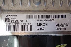 FORD FOCUS MK2 БЛОК УПРАВЛЕНИЯ ДВИГАТЕЛЯ 7M51-12A650-BCE
