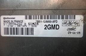 Ford Focus MK2 БЛОК УПРАВЛЕНИЯ SIM25 7M51-12A650-AFD