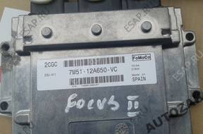 FORD FOCUS MK2 II 1.8 16V БЛОК УПРАВЛЕНИЯ 7M51-12A650-VC
