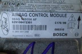 FORD FOCUS СЕНСОР ПОДУШЕК AIR BAG БЛОК УПРАВЛЕНИЯ МОДУЛЬ