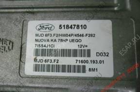 ford KA 51847810 БЛОК УПРАВЛЕНИЯ MJD6F3.F2 magneti