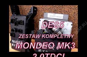 FORD MK3 2.0 TDCI БЛОК УПРАВЛЕНИЯ ЗАМОК ЗАЖИГАНИЯ КЛЮЧ ИММОБИЛАЙЗЕР