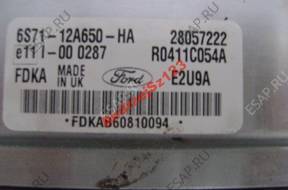 Ford Mondeo MK3 БЛОК УПРАВЛЕНИЯ 2.0 6S71-12A650-HA FDKA
