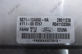 FORD MONDEO MK3 LIFT БЛОК УПРАВЛЕНИЯ ДВИГАТЕЛЕМ 5S7112A650HA