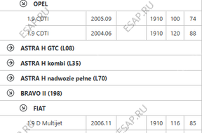 Форсунка  0445110276 Opel Fiat Alfa 1.9 CDTI JTD