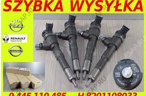 Форсунка 0445110485 H8201108033 1.5DCI RENAULT NISSAN DACIA