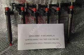Форсунка BMW 7 F01 740D 3.0D 306    B 445140649